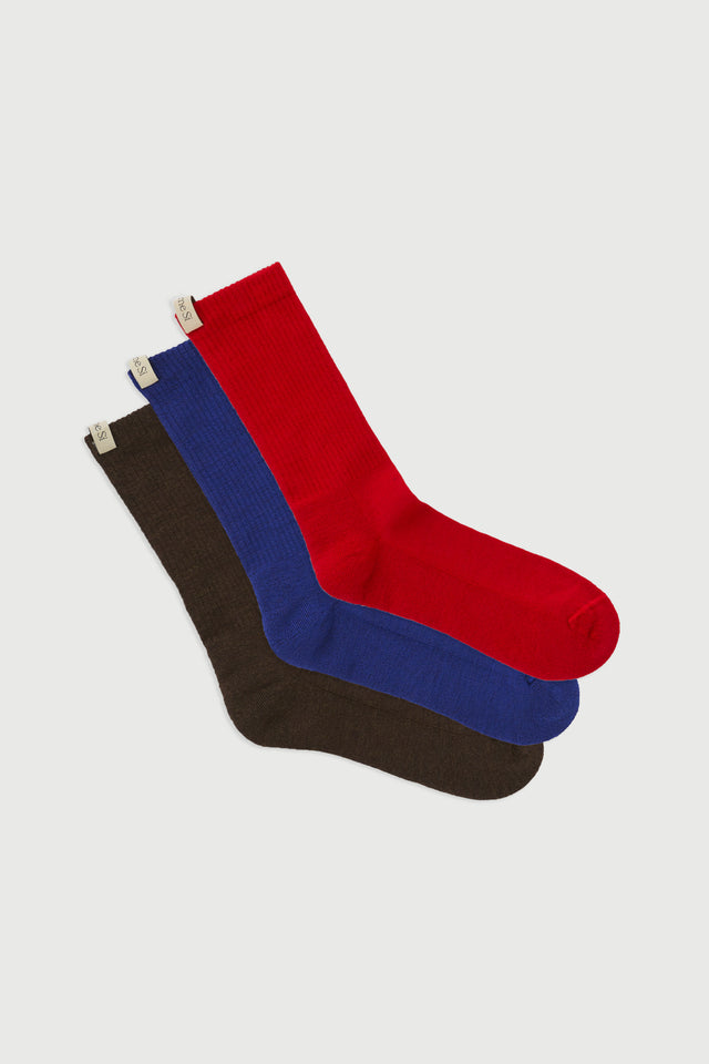 The Merino Tube Sock Trio